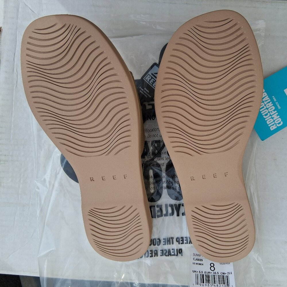 REEF SUNNY ARRIANAH Sandals Womens Size 8 CJ6699 Golden Hour - Picture 3 of 3